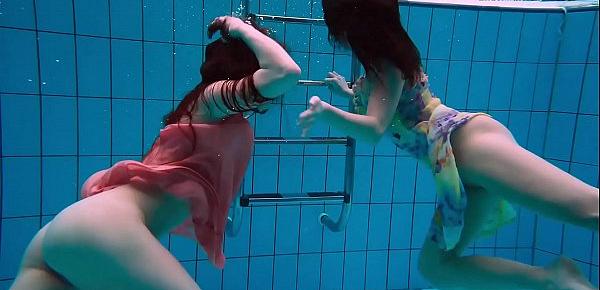  Liza and Alla underwater experience